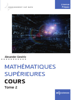 cover image of Mathématiques supérieures